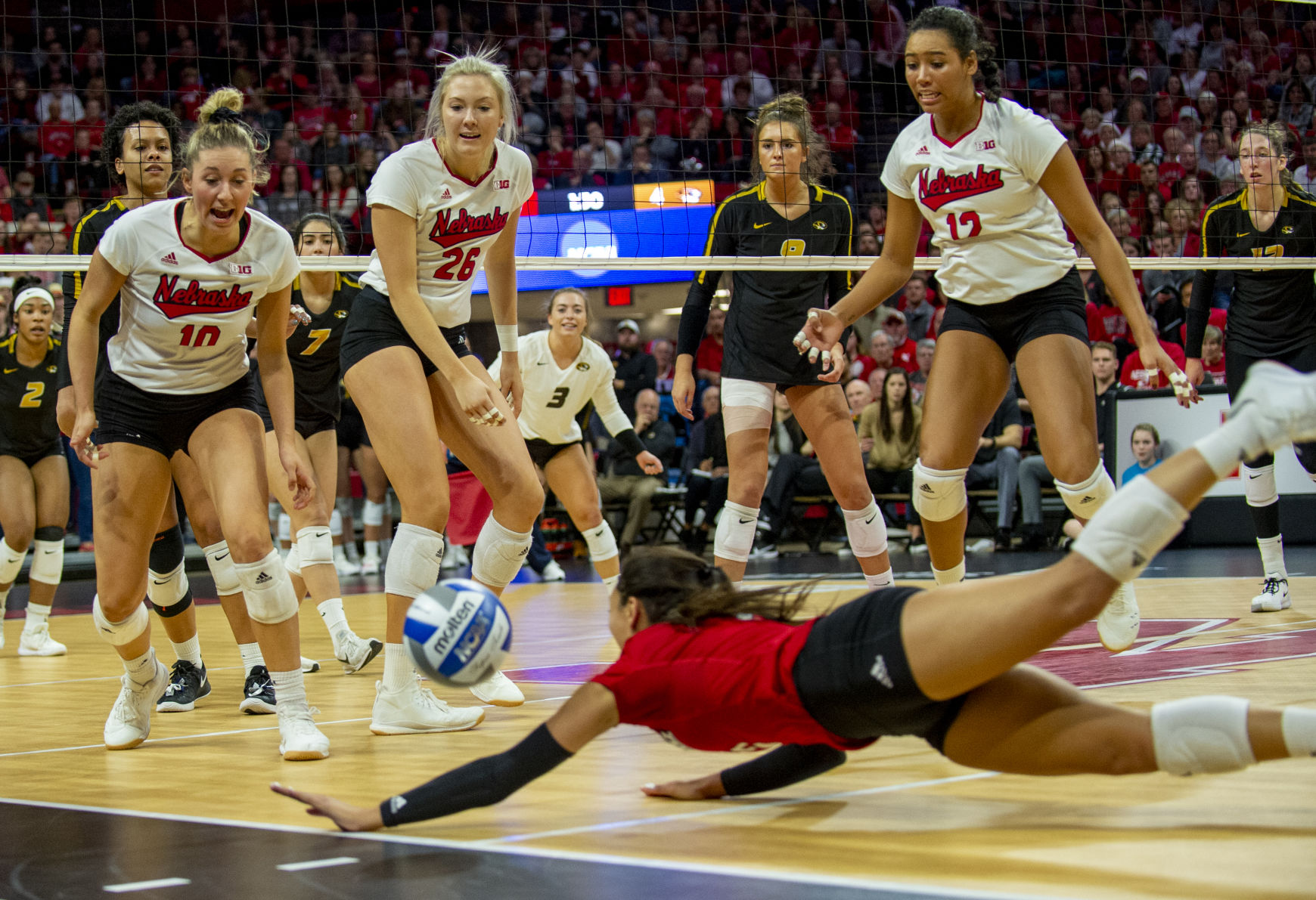 Nebraska volleyball vs. Missouri, 12.7